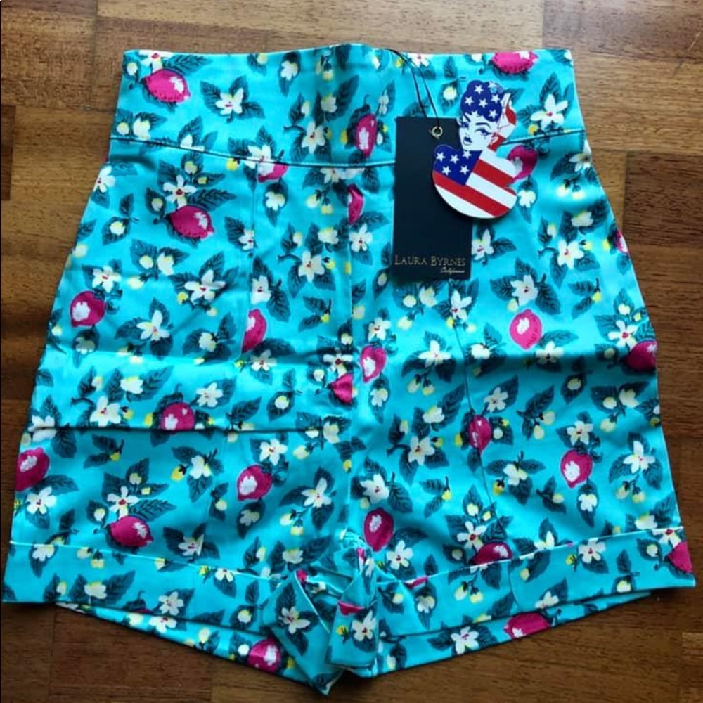 NWT Pinup girl high waisted novelty shorts